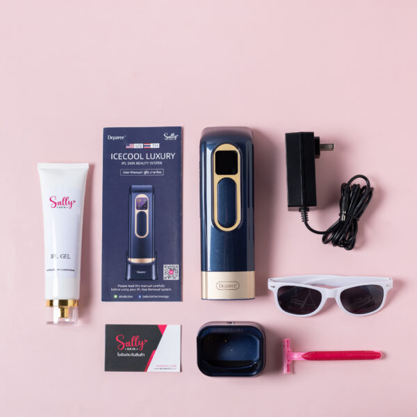 เครื่องเลเซอร์กำจัดขน แบบเย็น Deparee IPL รุ่น ICECOOL Luxury 8in1 - Image 12